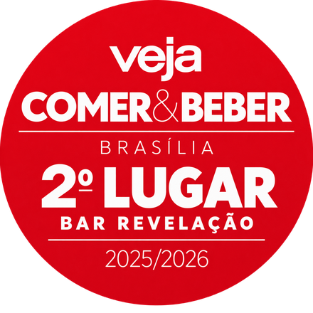Selo Veja Comer & Beber Brasília: 2º lugar, Bar Revelação 2025/2026